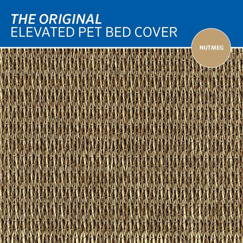 Coolaroo Original Pet Bed Replacement Cover - Nutmeg - Medium (35" x 25.5") - Image 5